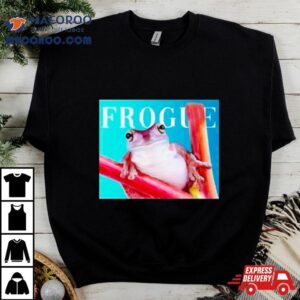 Frogue Magazine Frog Meme Tshirt