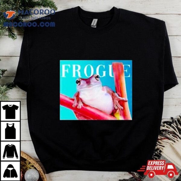 Frogue Magazine Frog Meme Shirt