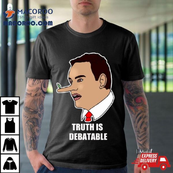 Funny George Santos Congressman Truth Is Debatable Shirt