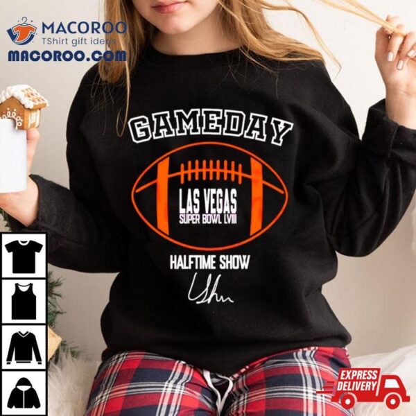 Game Day Usher Super Bowl Halftime Show Shirt