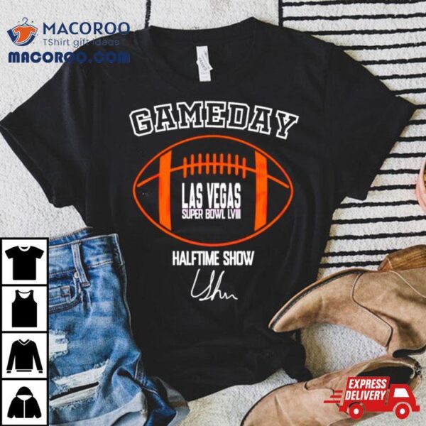 Game Day Usher Super Bowl Halftime Show Shirt