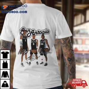 Gamechanger La San Antonio Spurs Signatures Tshirt