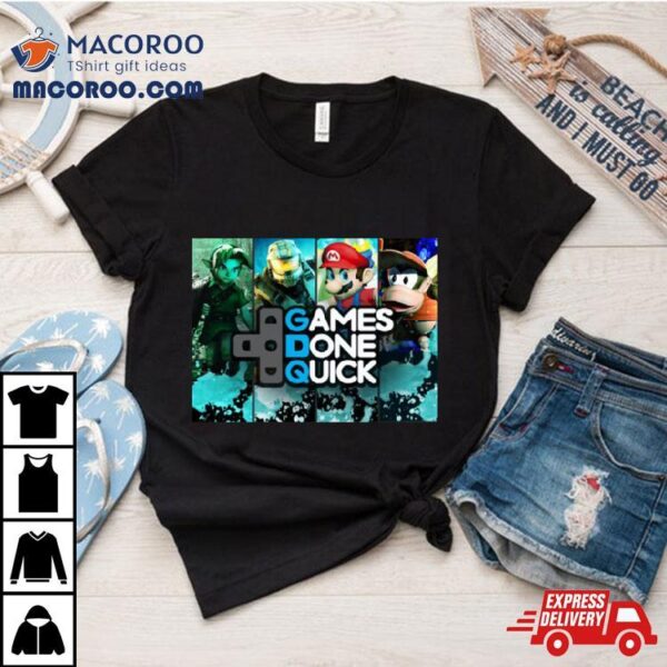 Games Done Quick Combined Art Shirt