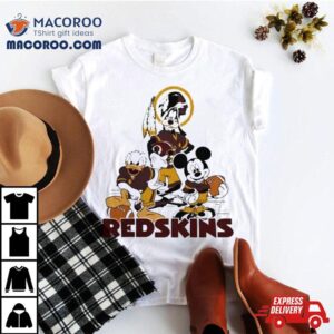 Gangster Mickey Mouse Nfl Washington Redskins Football Players Logo Tshirt