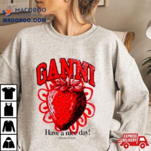 Ganni Have A Nice Day Tshirt