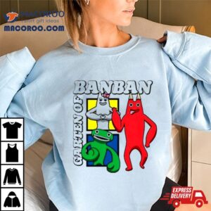 Garten Of Banban Character Squares Tshirt