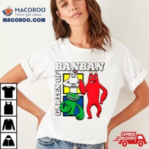 Garten Of Banban Character Squares Tshirt