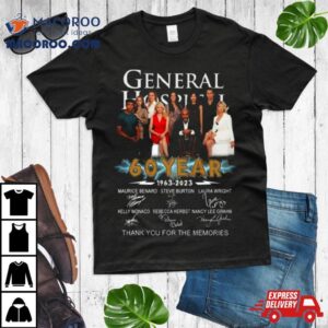 General Hospital Year Lightning Thank You For The Memories Signatures Tshirt
