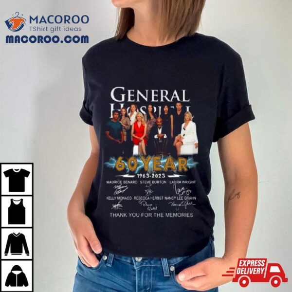 General Hospital 60 Year Lightning 1963 – 2023 Thank You For The Memories Signatures Shirt