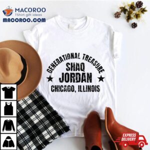 Generational Treasure Shaq Jordan Chicago Illinois Tshirt