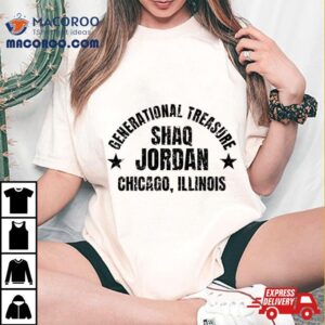 Generational Treasure Shaq Jordan Chicago Illinois Tshirt