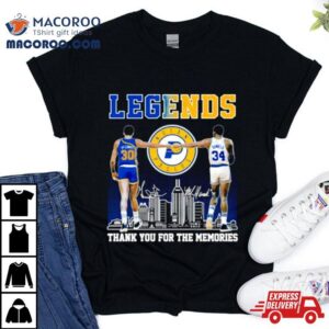 George Mcginnis Mel Daniels Legends Thank You For The Memories Basketball Tshirt