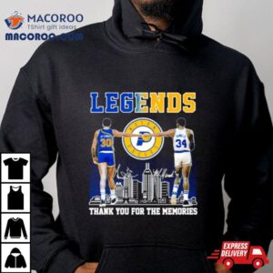 George Mcginnis Mel Daniels Legends Thank You For The Memories Basketball Tshirt