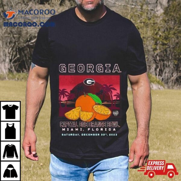 Georgia Bulldogs 2023 Capital One Orange Bowl Shirt