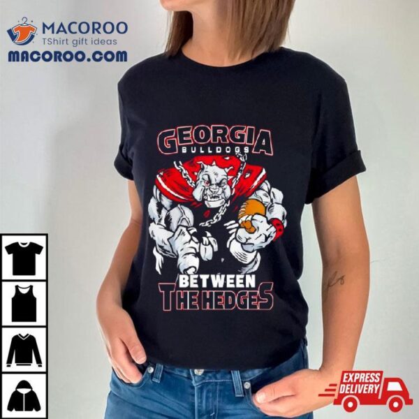 Georgia Bulldogs Between The Hedges Mascot Shirt