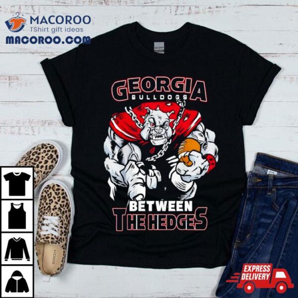 Georgia Bulldogs Between The Hedges Mascot Shirt