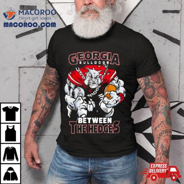 Georgia Bulldogs Between The Hedges Mascot Shirt