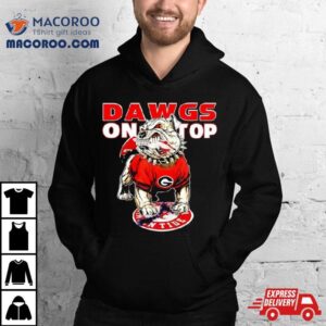 Georgia Bulldogs Dawgs On Top Mascot Shirt