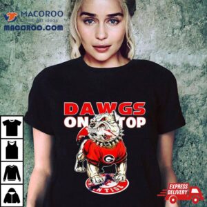 Georgia Bulldogs Dawgs On Top Masco Tshirt