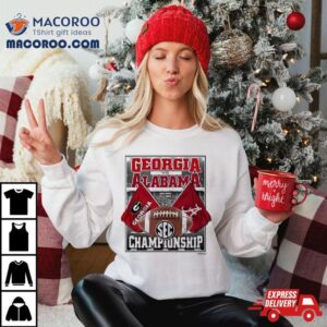 Georgia Bulldogs Vs Alabama Sec Championship Bound Flags Tshirt