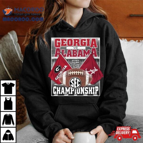 Georgia Bulldogs Vs Alabama Crimson Tide Mercedes Benz Stadium 2023 Championship Shirt