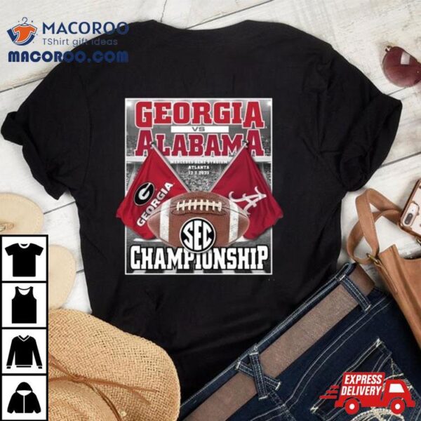 Georgia Bulldogs Vs Alabama Crimson Tide Mercedes Benz Stadium 2023 Championship Shirt