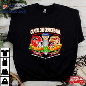 Georgia Bulldogs Vs Florida State Seminoles Capital One Orange Bowl Showdown Tshirt