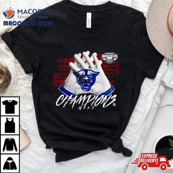 Georgia State Panthers 2023 Famous Idaho Potato Bowl Champions Gloves Shirt