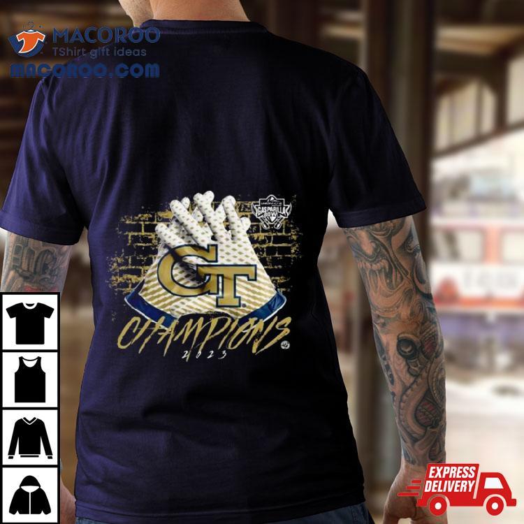Georgia Tech Yellow Jackets 2023 Gasparilla Bowl Champions T Shirt Georgia Tech Yellow Jackets 2023 Gasparilla Bowl Champions T Shirt