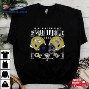 Georgia Tech Yellow Jackets Vs Ucf Knights 2023 Gasparilla Bowl Helmet Shirt