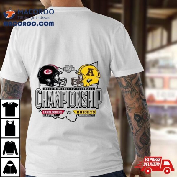 Glenville Tarblooders Vs Archbishop Alter Knights 2023 Division Iv Football Championship Shirt