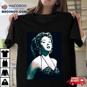 Gloria Grahame Shades Of Blue Tshirt