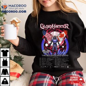 Gloryhammer The Red White And Hoots Us Tour Tshirt