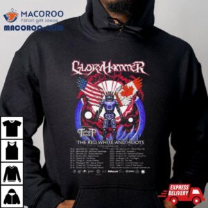 Gloryhammer The Red White And Hoots Us Tour Tshirt