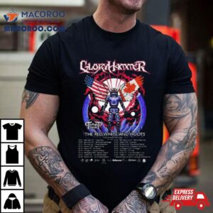 Gloryhammer The Red White And Hoots Us Tour Tshirt