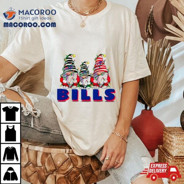 Gnomes Buffalo Bills 1960 Christmas Lights Shirt