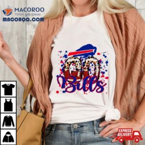 Go Bills Leopard Pattern Football Shirt