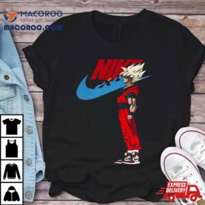 Goku Swoosh Nike Dragon Balls Anime Tshirt