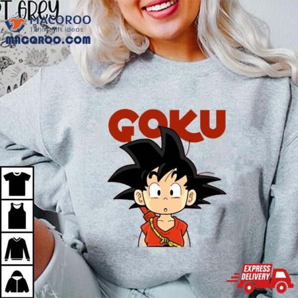 Goku Young Funny Anime Dragon Ball Shirt