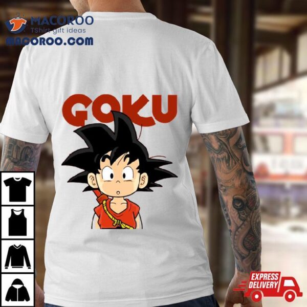 Goku Young Funny Anime Dragon Ball Shirt