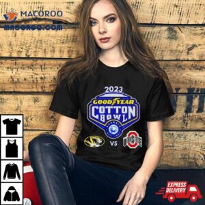 Goodyear Cotton Bowl Missouri Vs Ohio State At And T Stadium Arlington Tx Cfb Bowl Game Tshirt