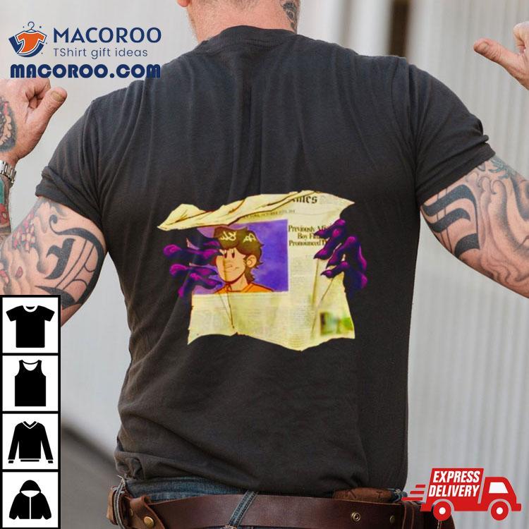 Graaavel’s Backstory Newspaper Shirt Graaavel’s Backstory Newspaper Shirt