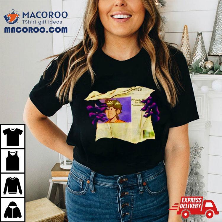 Graaavel’s Backstory Newspaper Shirt Graaavel’s Backstory Newspaper Shirt