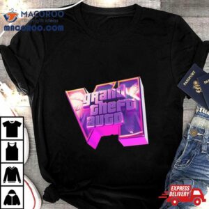 Grand Theft Auto New Gta Vi New Logo Tshirt