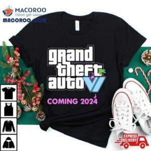 Grand Theft Auto New Logo Coming Tshirt