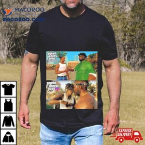 Grand Theft Auto San Andreas To Grand Theft Auto 6 Graphics Evolution Gang Handshake Scenes Shirt