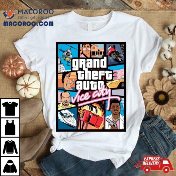 Grand Theft Auto Vice City Cover Shirt