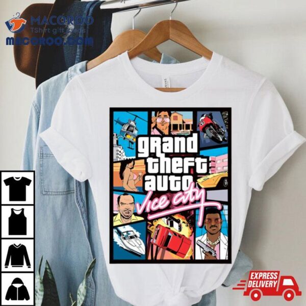 Grand Theft Auto Vice City Cover Shirt