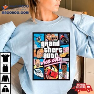 Grand Theft Auto Vice City Cover Tshirt