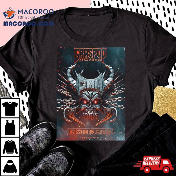 Graspop Metal Meeting Gmm24 20 To 23 June 2024 Dessel Belgium T Shirt Graspop Metal Meeting Gmm24 20 To 23 June 2024 Dessel Belgium T Shirt